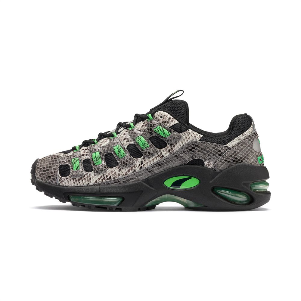 Puma CELL Endura Animal Kingdom Férfi Sportcipő - Fekete/Zöld ( Hungary - ARYCM8637 )